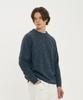 BLOND9 Snow Raglan Round Knit_Blue Black