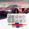 102 шт. комплект клапанов для автомобильного кондиционера R134A, ассортимент клапанов для автомобильного кондиционера AC Shrader для Buick Auto