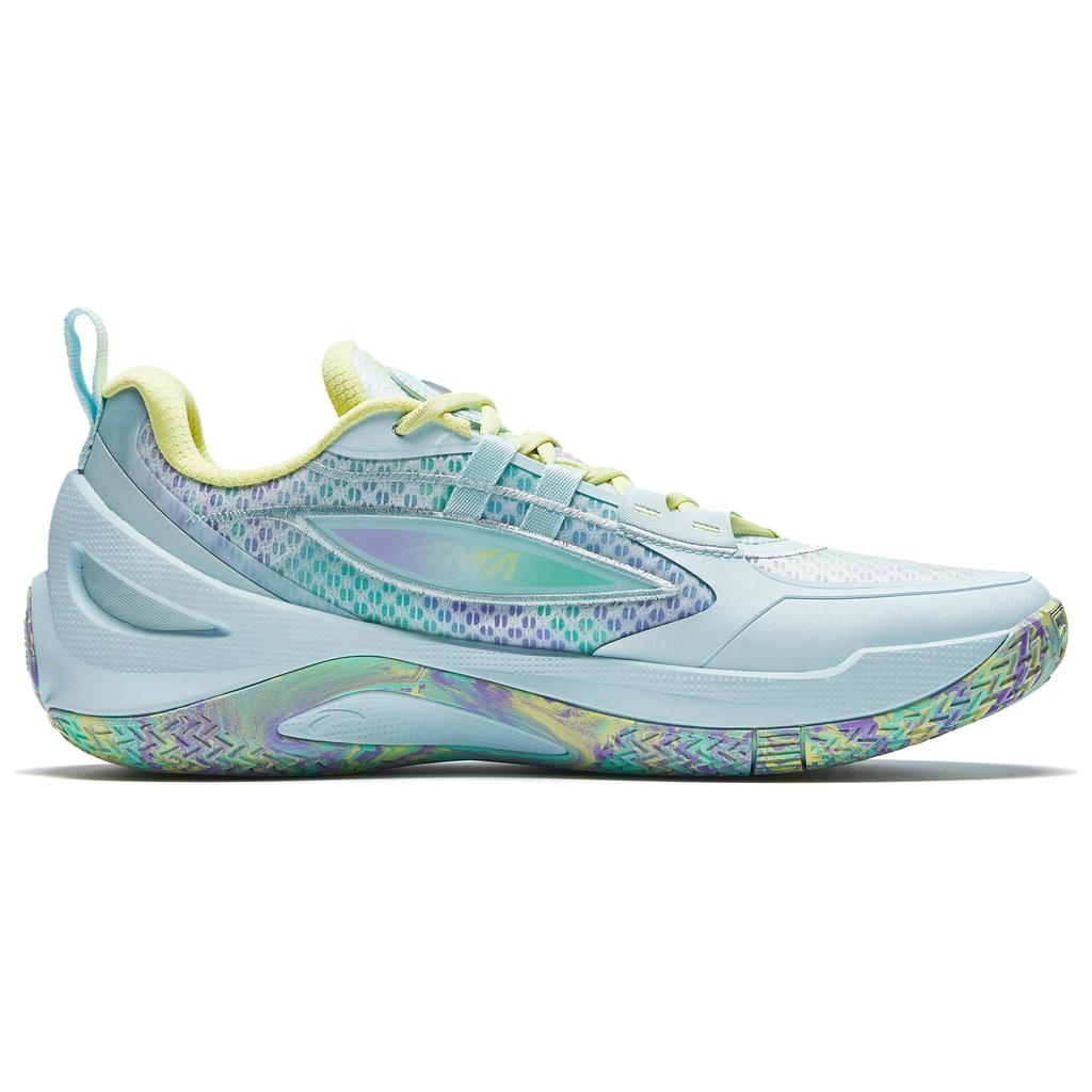 Anta Shunxi 1 V2 Aurora Nitrogen Technology Professional Performance Shock Absorption Non-Slip Wear-Resistant Low-Top Basketball Shoes 912431110Q-6