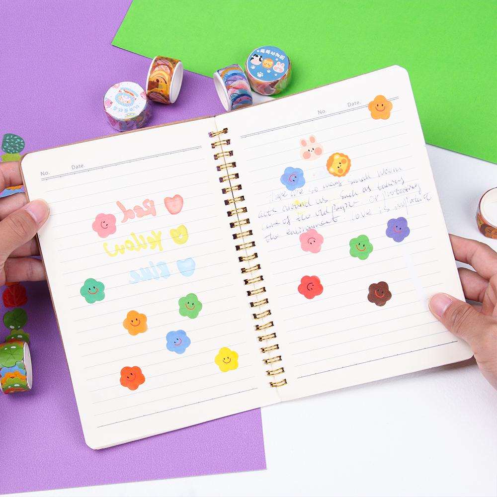 School Supplies DIY Kawaii Stationery Washi Tape Sticky Paper Diary Label Scrapbooking Sticker