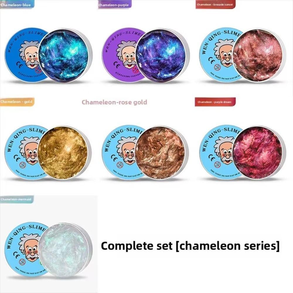 Crystal Clear Liquid Crystal Slime Colorful Crystal Bouncy Slime Toy  Children Gifts