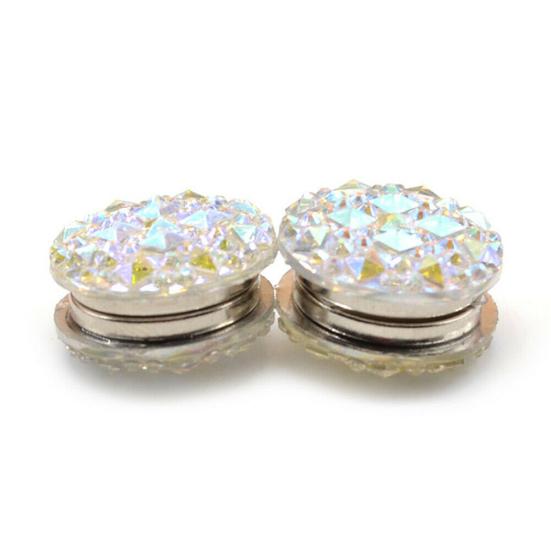 1 пара мусульманских круглых магнитных брошей, застежка, хиджаб, шарф, Абая, ювелирные изделия для одежды