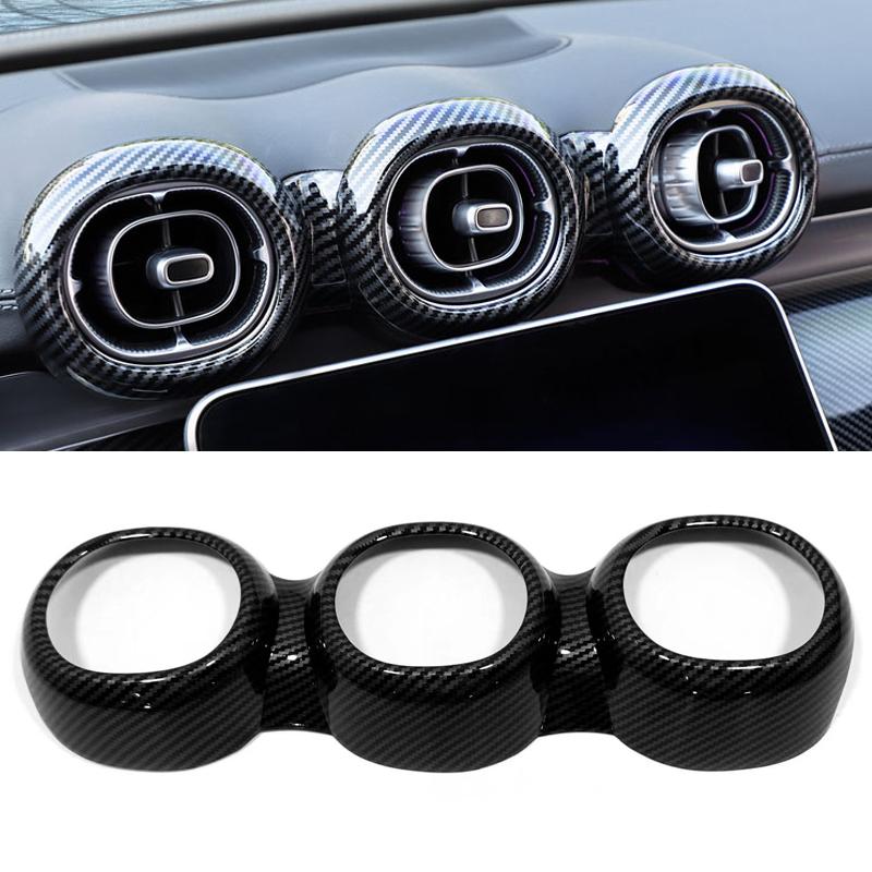 ABS передняя сторона задний ряд кондиционер вентиляционное отверстие крышка рамка накладка для Mercedes-Benz C-Class W206 C180 C200 C300