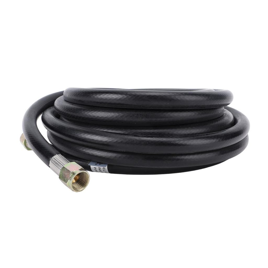 High Pressure Gas Line Hose QCC1 20ft 38in Female To 18in MNPT RV Gas Line for Grill Fire Pit