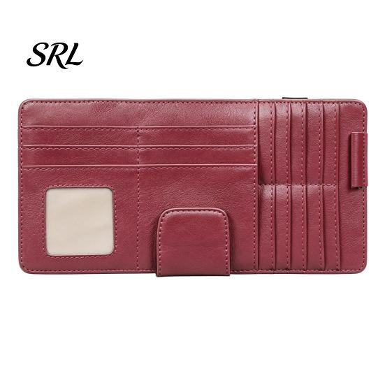Driving Organizer for Car Sun Visor, Pen Business Card Holder Organizer, Ticket Essentials Storage Pouch, Sunglasses Clip Stowing Tidying Accessories