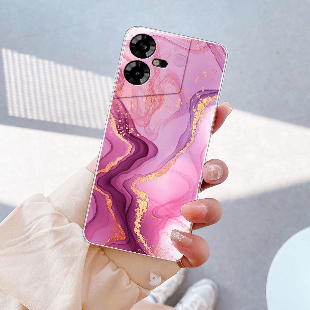 Чехол-крышка для Tecno Pova Neo 3 Прозрачные чехлы для Tecno Pova 5 Прозрачный силикон Мягкий ТПУ Чехол для Tecno Pova 4 4 Pro Pova 2 3 Funda