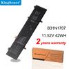 KINGSENER B31N1707 Аккумулятор для ноутбука ASUS VivoBook S14 S410UQ S410UN S41OUN S4100VN8550U S4100V S4100VN S4200U S4200UF8250 X411UA X411UF X411UN X411UQ