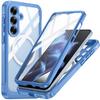 Чехол для телефона Samsung S25FE, Ультратонкий, Прозрачный, Беспроводная зарядка MagSafe, Защита от падений, Защита от царапин, Пылезащитный, Ударопрочный
