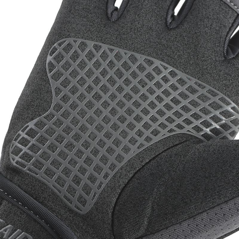 Дышащие перчатки с гантелями для тренажерного зала с половиной пальца, мужские и женские спортивные перчатки для бодибилдинга и кроссфита для езды на велосипеде, противоскользящие