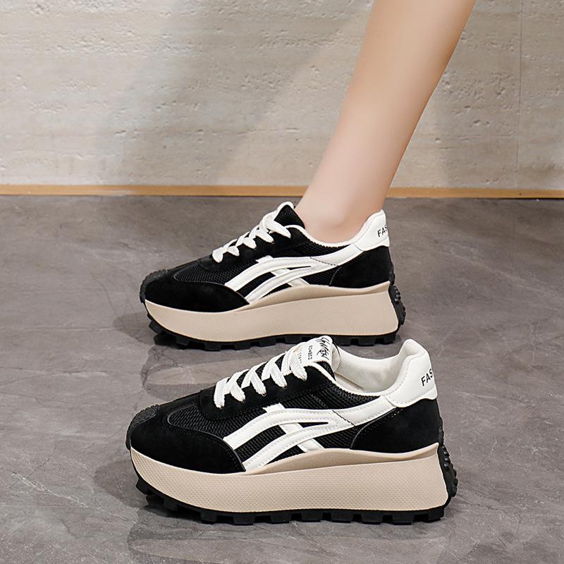 Ins корейская версия сетчатых папиных туфель для женщин весна 2025 новые дышащие женские студенческие спортивные туфли для женщин HL861-2