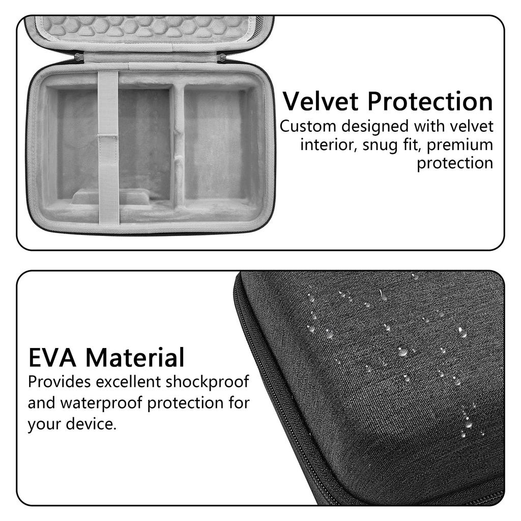 Musiin Audio Interface Carrying Case Compatible Hardshell Travel Bag for Apollo Twin X DUO Gen 2QUAD Gen 2 (Dark Gray)