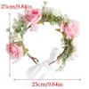 Flower Wreath Bridal Headband Music Festival Flower Headband Photo Headpieces