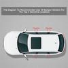 Для Cadillac Escalade Tiburon Deville CTS DTS SLS XLR ATS XTS STS SRX Seville Автомобильные Защитные Наклейки на Двери Наклейки из Углеродного Волокна