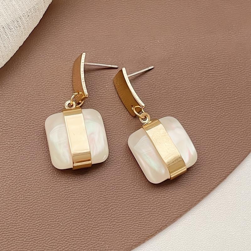Fashion Vintage Geometric Drop Earrings for Women Daily Accessories Charms Jewelry Party Anniversary Gifts