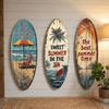 Summer Surfboard Wall Hanging Colorful Beach Decor Wall Art  Home Bedroom Decor