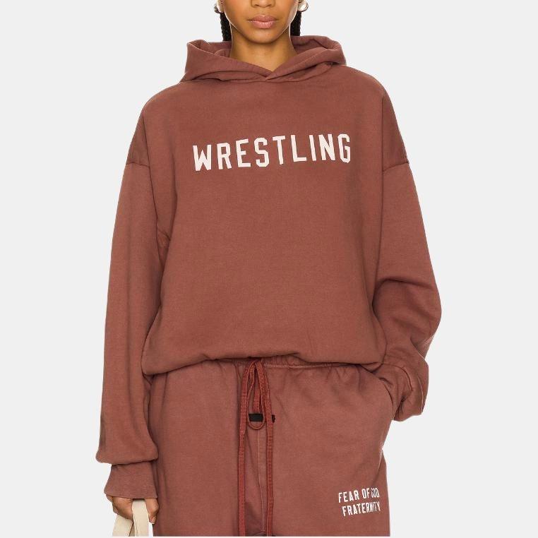 Fear of God Essentials FALL24 HOMECOMING Heavy Fleece Vintage Shrunken Hoodie Men's 192BT246216F