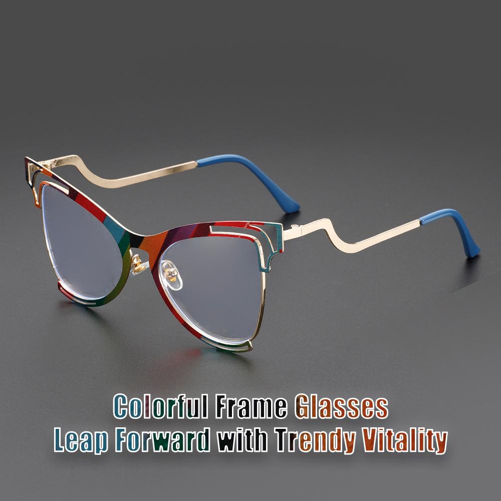 Fashion Reading Glasses Designer Old Men Women Cat Eye Fashion Women Colorful Reading Glasses