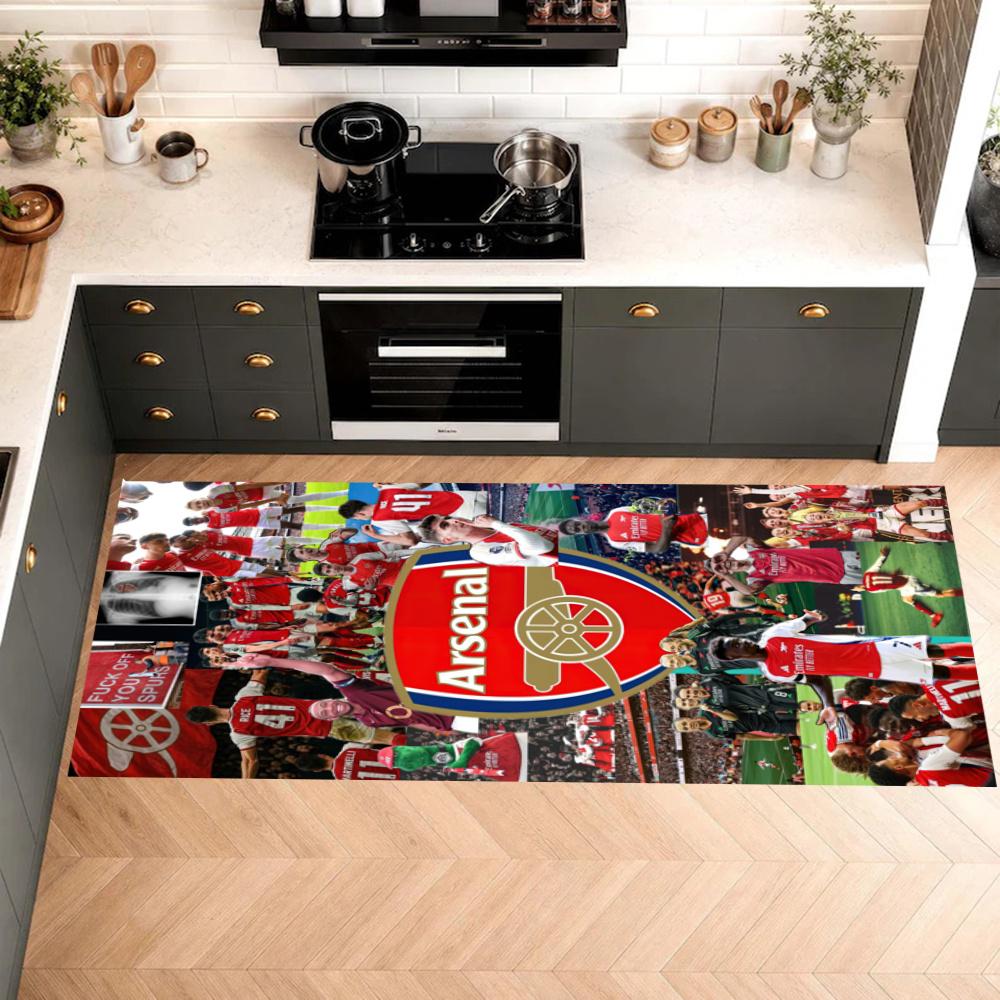 Arsenal Kitchen Carpet Nonslip Floor Mat Ideal For Indoor And Outdoor Entryway Door Mat Laundry Room Bathroom Foot Mat