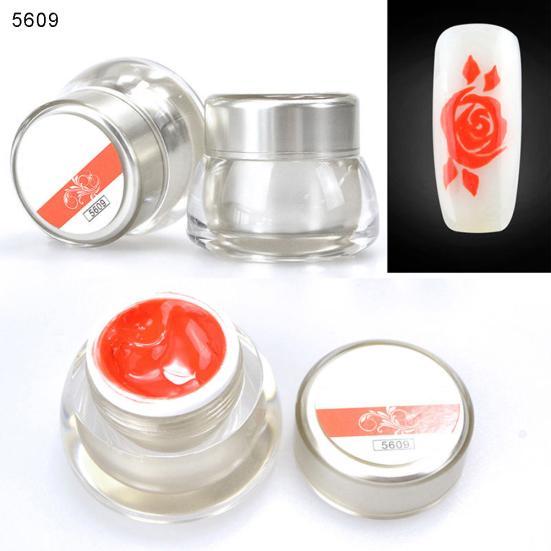 Women 12 Colors Acrylic UV Gel Tip DIY Decor 3D Nail Art Paint Drawing Painting