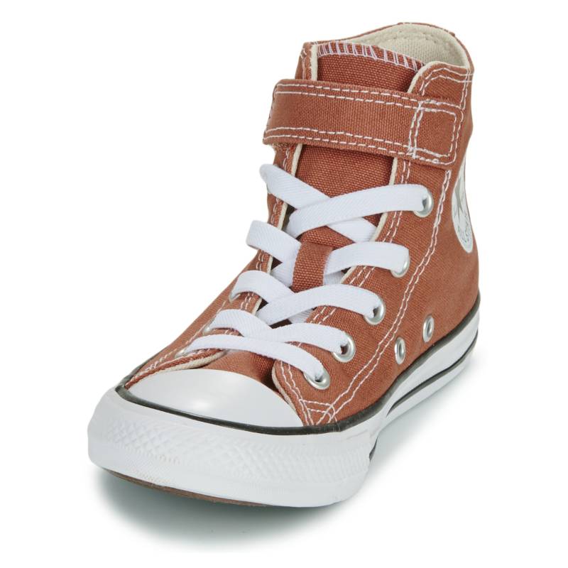 Converse Кроссовки Chuck Taylor All Star 1V EasyOn High PS In A Nutshell для детей медно-бело-черные A08431C