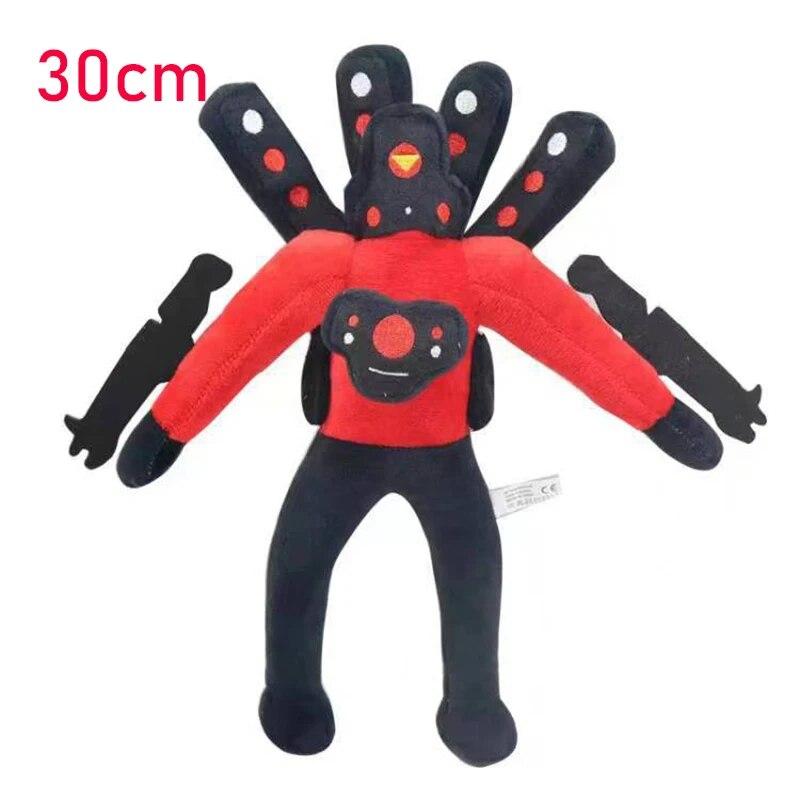 Skibidi Туалет Clockman Титан Спикермен Плюшевая игрушка Мультяшная мягкая кукла Дети День рождения Рождественские подарки