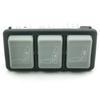 OE:29074-02/04E 81623986093 42538404  Truck Seat Lumbar Adjustment IPS Valve 3 Buttons For ISRI/MAN/IVECO (Gray Color)