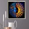DIY Diamond Painting Sun and Moon Cross Stitch Kit Mosaic Art Diamond Painting Full Circle/Square Diamond Home Decoration