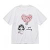 Women's Comfy Comfortable Classic T-Shirt Pink Floral Balloon Cartoon Design Tee