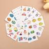 10sheets Easter Temporary Tattoo Stickers Cute Bunny Eggs Sticker DIY Decoration Easter Birthday Party Supplies Kids Gift 2026