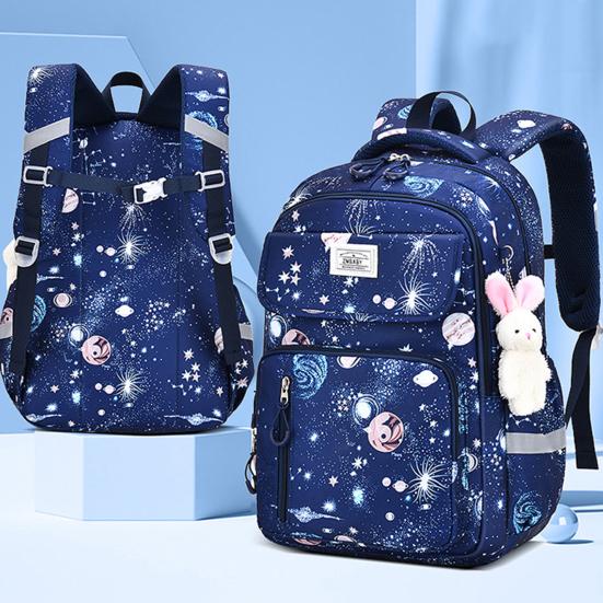 Школьный рюкзак с несколькими карманами, регулируемыми ремнями, большой вместимостью, прочный, выдерживающий нагрузку, книга