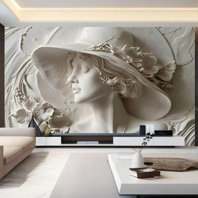 3D Креативные Обои Современные Рельефные Скульптуры Настенные Росписи Гостиная Спальня Столовая Художественные Обои