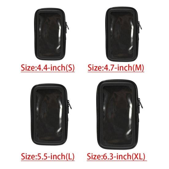 Waterproof Motorcycle Bicycle Phone Handlebar Mount Holder Bag Stand Bracket