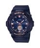 Женские часы Baby-G, кварцевые, с resin-ремешком, водозащитой 100 м, ударопрочные, с будильником, BGA-2700SD-2A