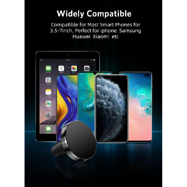 Car Magnetic Holder Universal Air Vent Mount Stand Accessories For iPhone Samsung Xiaomi Magnet Holder Stand in Car Mobile Phone Mass Air Flow 3