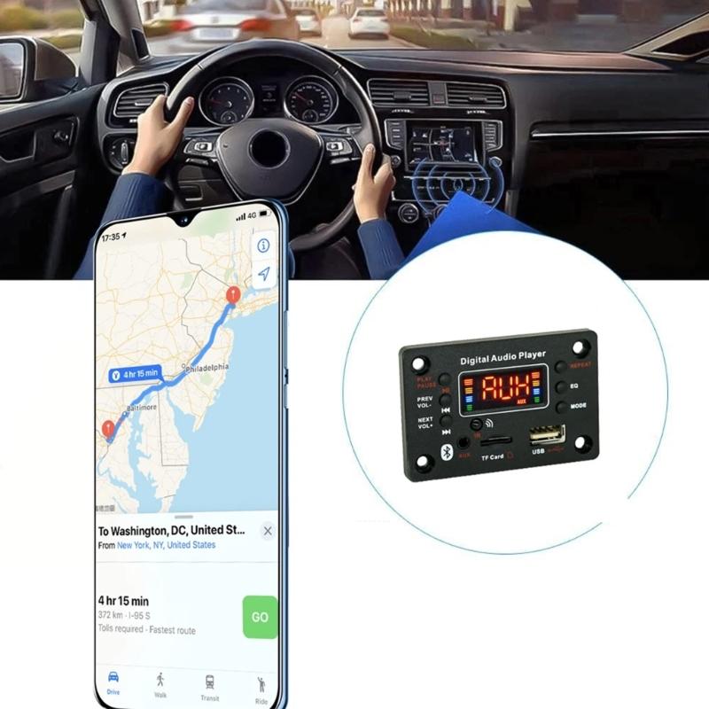 Усилитель Цифровой MP3 Декодер Плата Беспроводные Авто Стерео Системы USB FLAC Радио Модуль