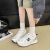 Casual Style Women's Shoes 2025 Spring New Platform Dad Shoes Women's Casual Mountaineering Soft Sole Light Running Sports Shoes