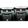 Red Carbon New Fiber Center Console Air Vent Cover Trim For Ford Mustang 2009-13