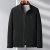 Spring Jacket Jacket Business Spring and Autumn Middle-aged Dad Casual Jacket Men's Stand Collar