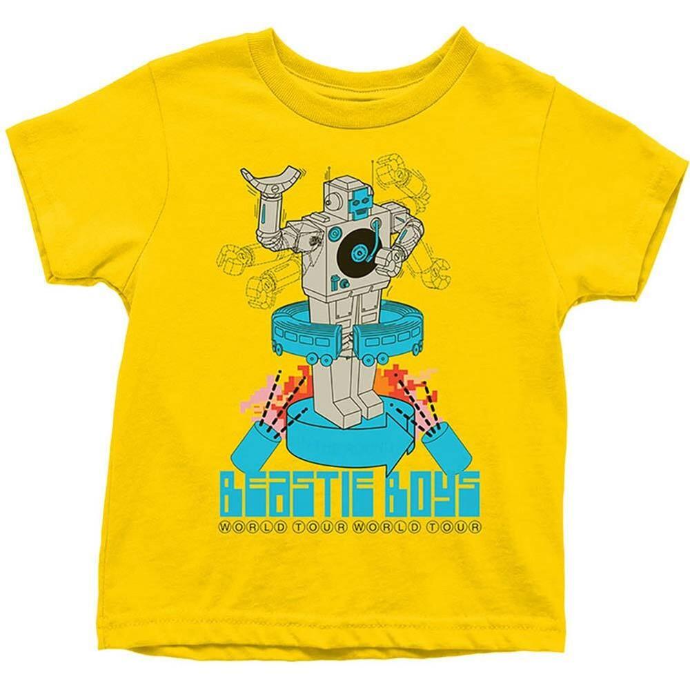 Beastie Boys Robot World tour Music Band Hip Hop Full size Yellow Shirt E478 Unisex T-Shirt