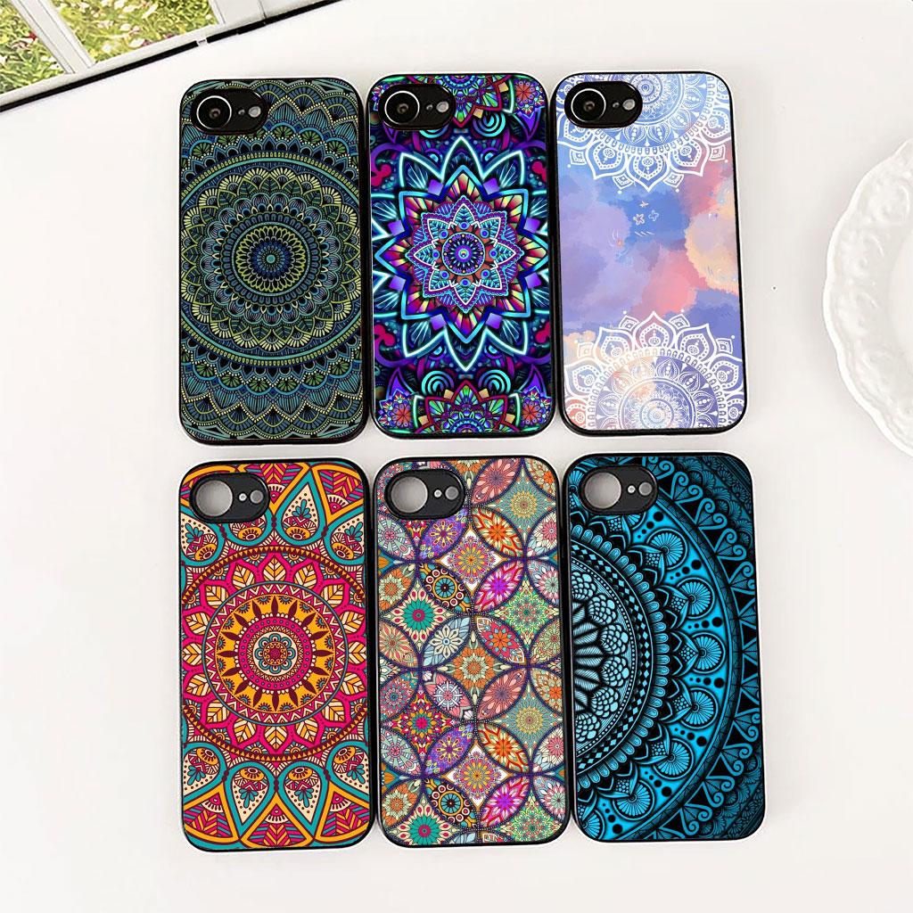 Casing Phone Cover for Xiaomi Redmi Note 14 13 Pro Plus ProPlus 14C 13c Pro+ 5G Case Floral Paisley Mandala flower Wood Texture
