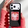 Чехол для телефона с флагом Польши для iPhone 17 Air 16e 15 14 13 Pro Max Задняя крышка для 12 11 Pro Coque