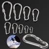 M4~M12 Outdoor Climbing Gear 304 Stainless Steel Safety Hook Carabiner Lock Ring Travel Kit