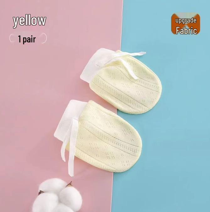 Осенне-зимние варежки и носки для новорожденных против царапин