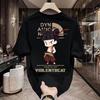 Summer T-Shirt Trendy Brand Short-Sleeved Men'S Loose Heavy Round Neck Ruffian Handsome Top T-Shirt Trend
