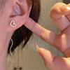 Изысканные длинные серьги-капли в форме сердца с кисточками, корейские серьги-подвески для женщин, украшения для вечеринок, подарок для девочек