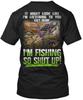 Футболка Fishing Dude Im Сделано в США Размеры от S до 5XL