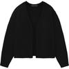 Essentials Heavy Waffle Cardigan Black Men Tops 192BT246200F