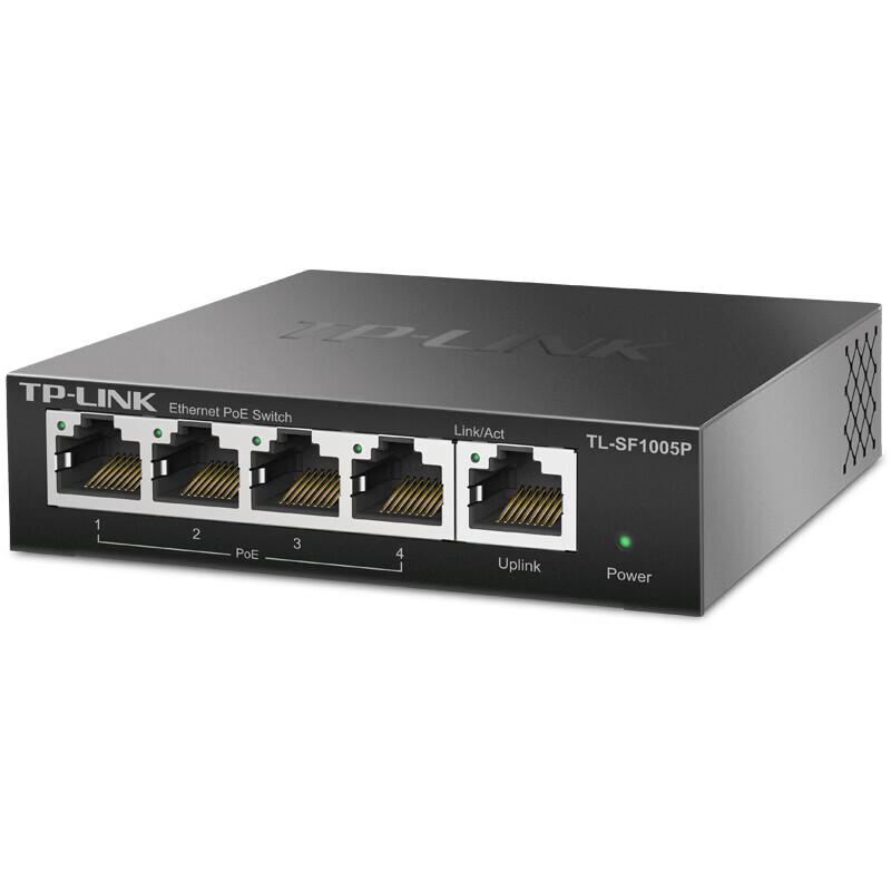 TP-LINK SF1005P 5-Port Fast Ethernet Unmanaged PoE Switch