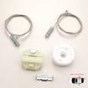 BWR5038 Electric Window Regulator Repair Set Rear Left or Right for Saab 9-3 MK1 YS3D 1998-2003 900 NG 1994-1998 5-Door HB