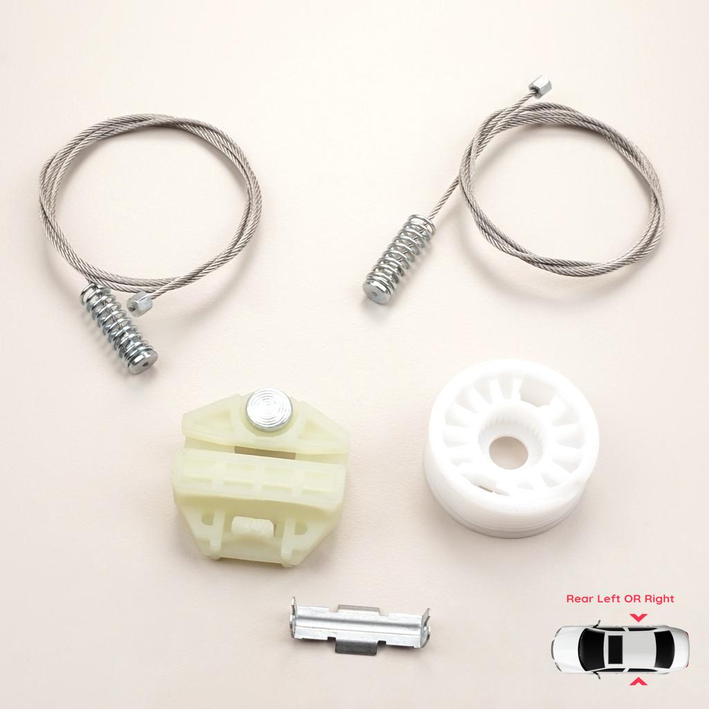 BWR5038 Electric Window Regulator Repair Set Rear Left or Right for Saab 9-3 MK1 YS3D 1998-2003 900 NG 1994-1998 5-Door HB